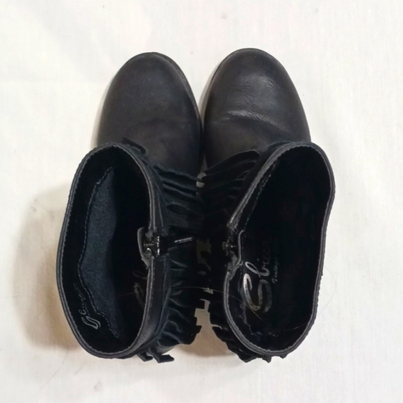 Sbicca Fringed Black Western Ankle Boots Women's Booties size 6 - Picture 8 of 12